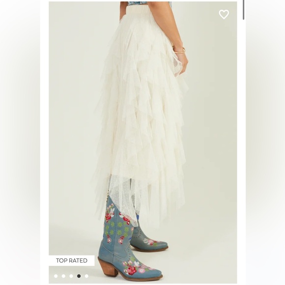 Altar’d State Nia tulle waterfall skirt. - Picture 3 of 5